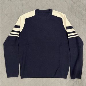 Todd Snyder, Merino Ski Sweater, Navy (Size M)